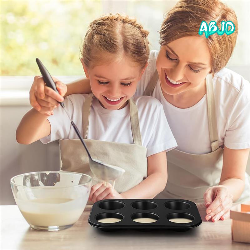 Muffin Tin Nonstick - ABJO-3 Pack Nonstick Muffin Pan Carbon