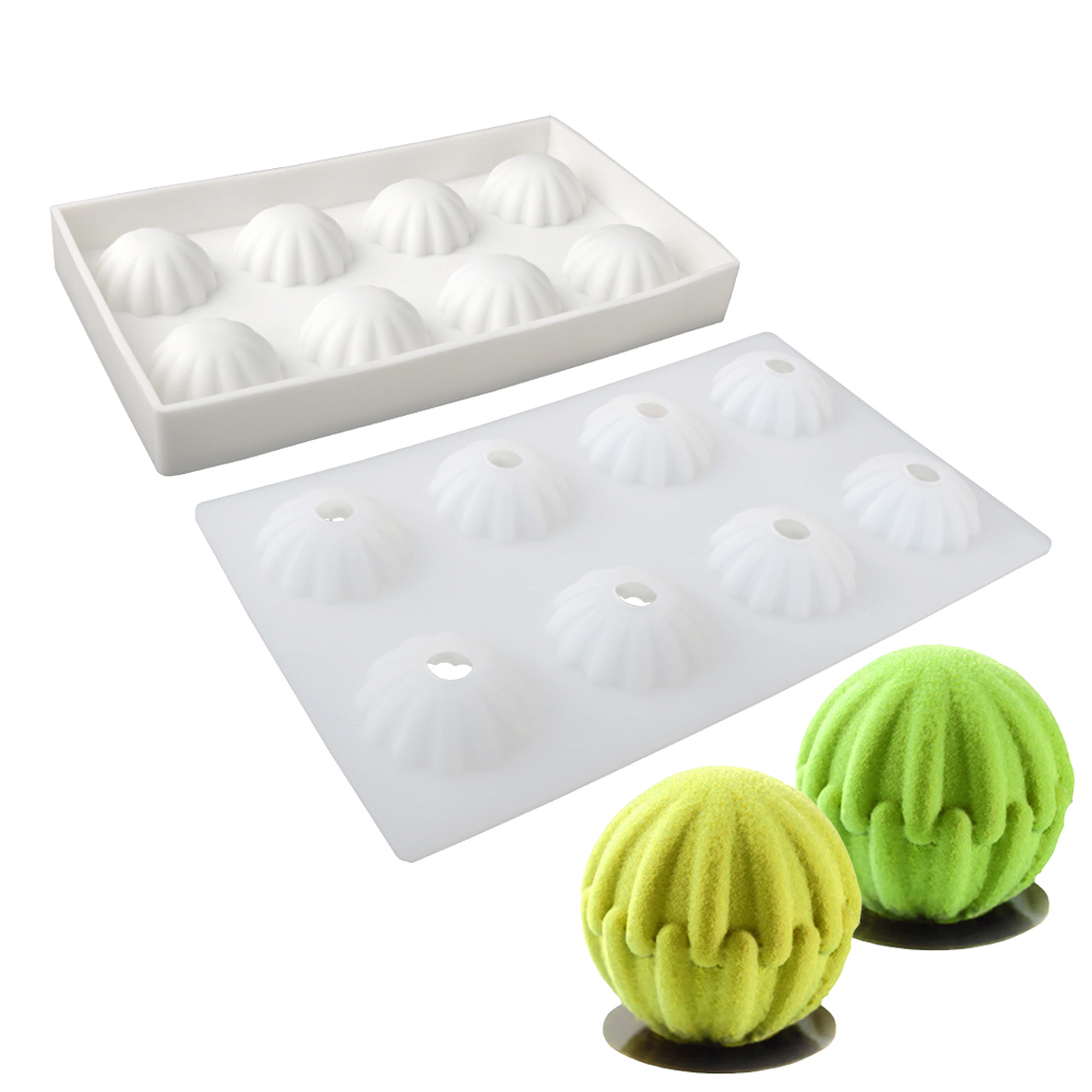 Kitchen And Baking Tools - Base and Cover Textured Ball Silicone