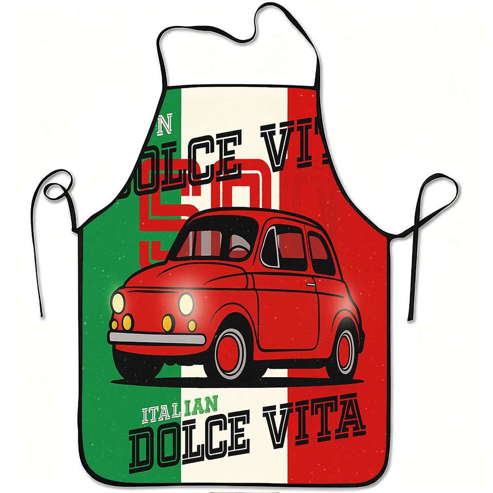 Baking Kitchen Design Ideas - 1 Piece of Fun Italian-Themed Apron,