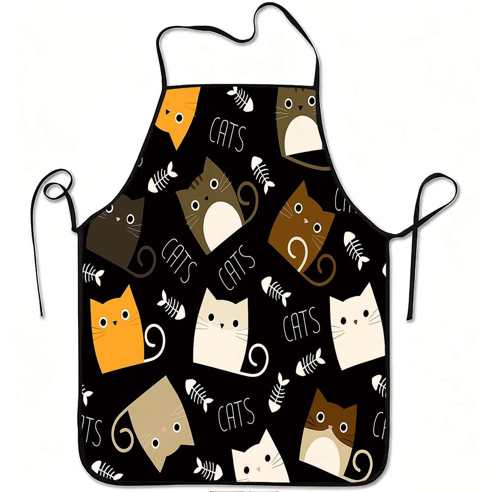 Baking Kitchen Design Ideas - 1 Piece of Fun Cartoon-Themed Apron,