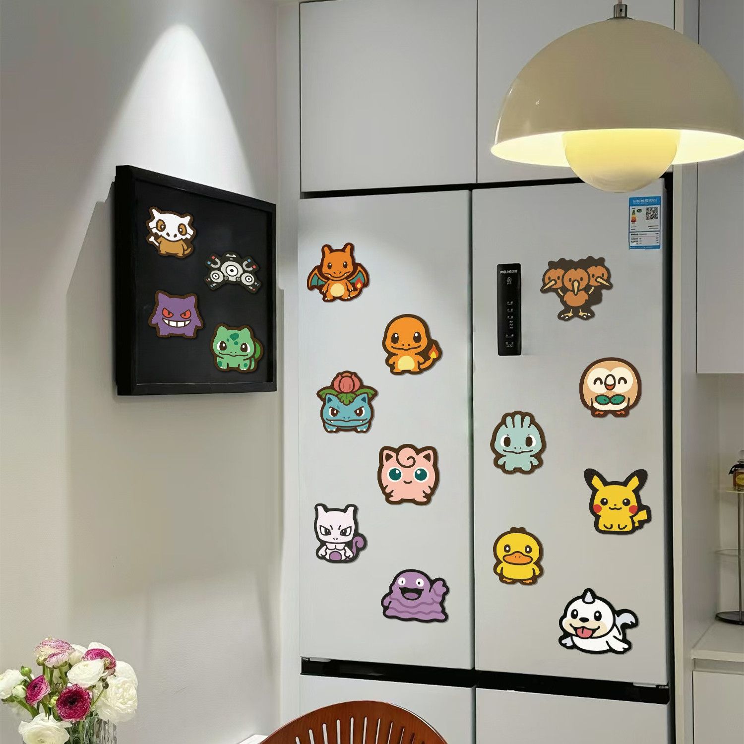 Kitchen Baking Storage - Multiple‑style Pokemon Cartoon Fridge Magnet PVC