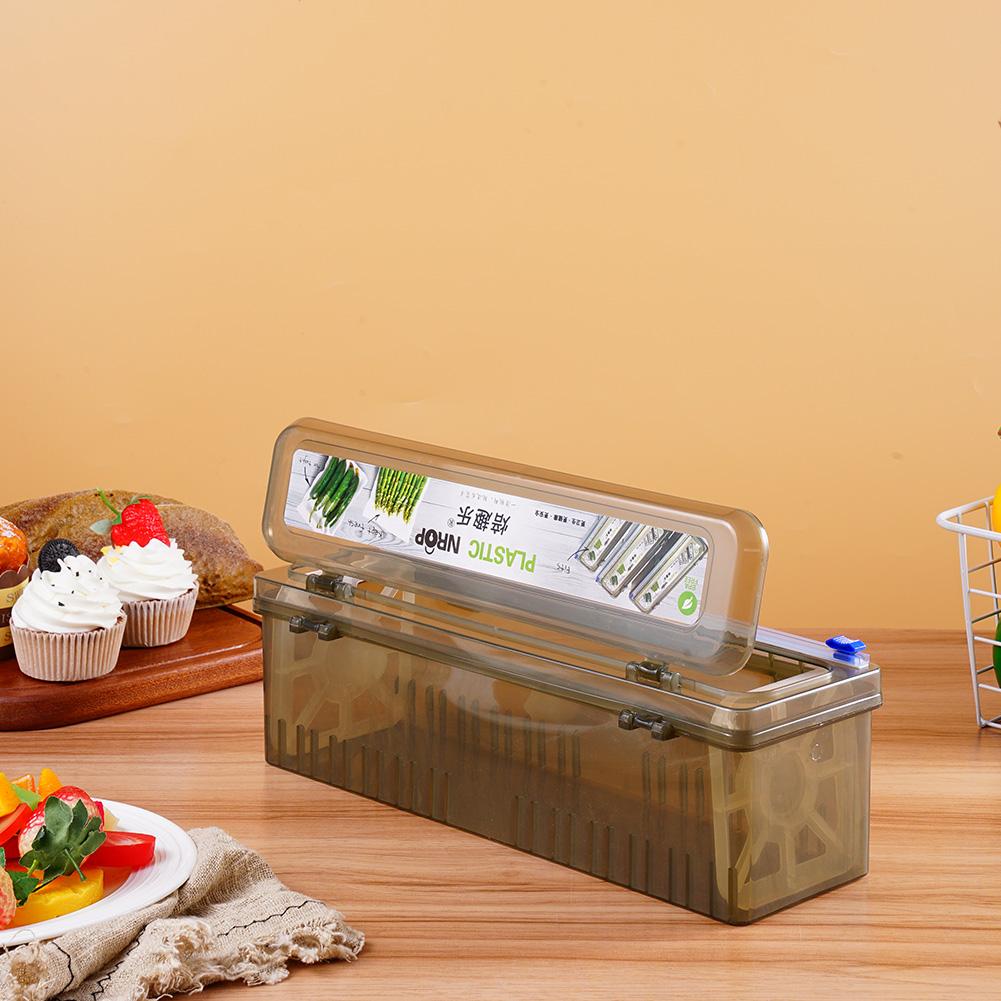 Kitchen Zo - Plastic Wrap Dispenser Cling Film Cutter