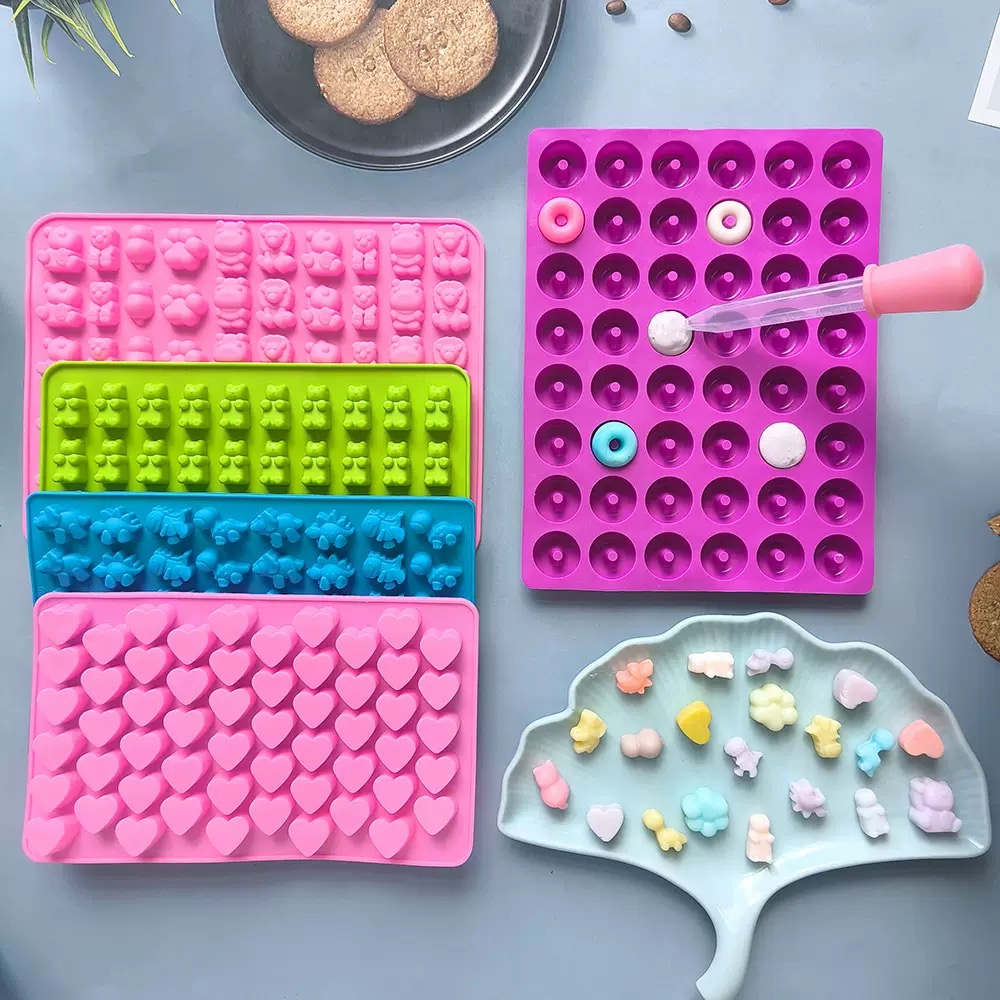 7Pcs Candy Silicone Moulds wit - Kitchen And Baking Tools 评论和价格