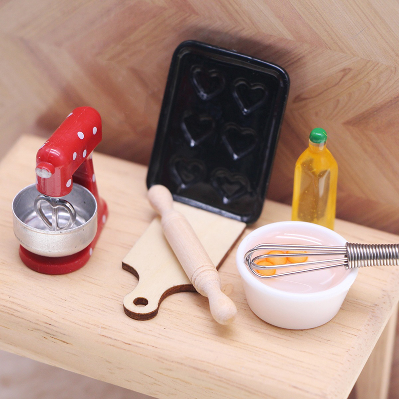 (.) 1:12 DIY Doll House Miniat - Kitchen Baking Storage 评论和价格