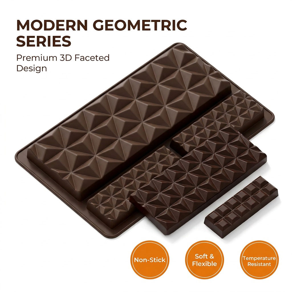 2-in-1 Silicone Chocolate Bar  - Kitchen And Baking Tools 评论和价格
