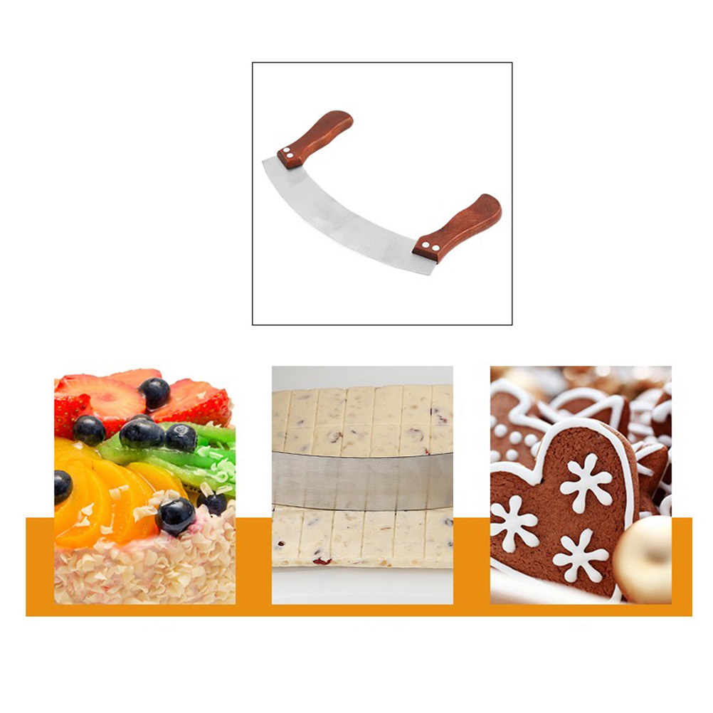 1pc Double Handle Nougat Cutte - Kitchen Baking Storage 评论和价格