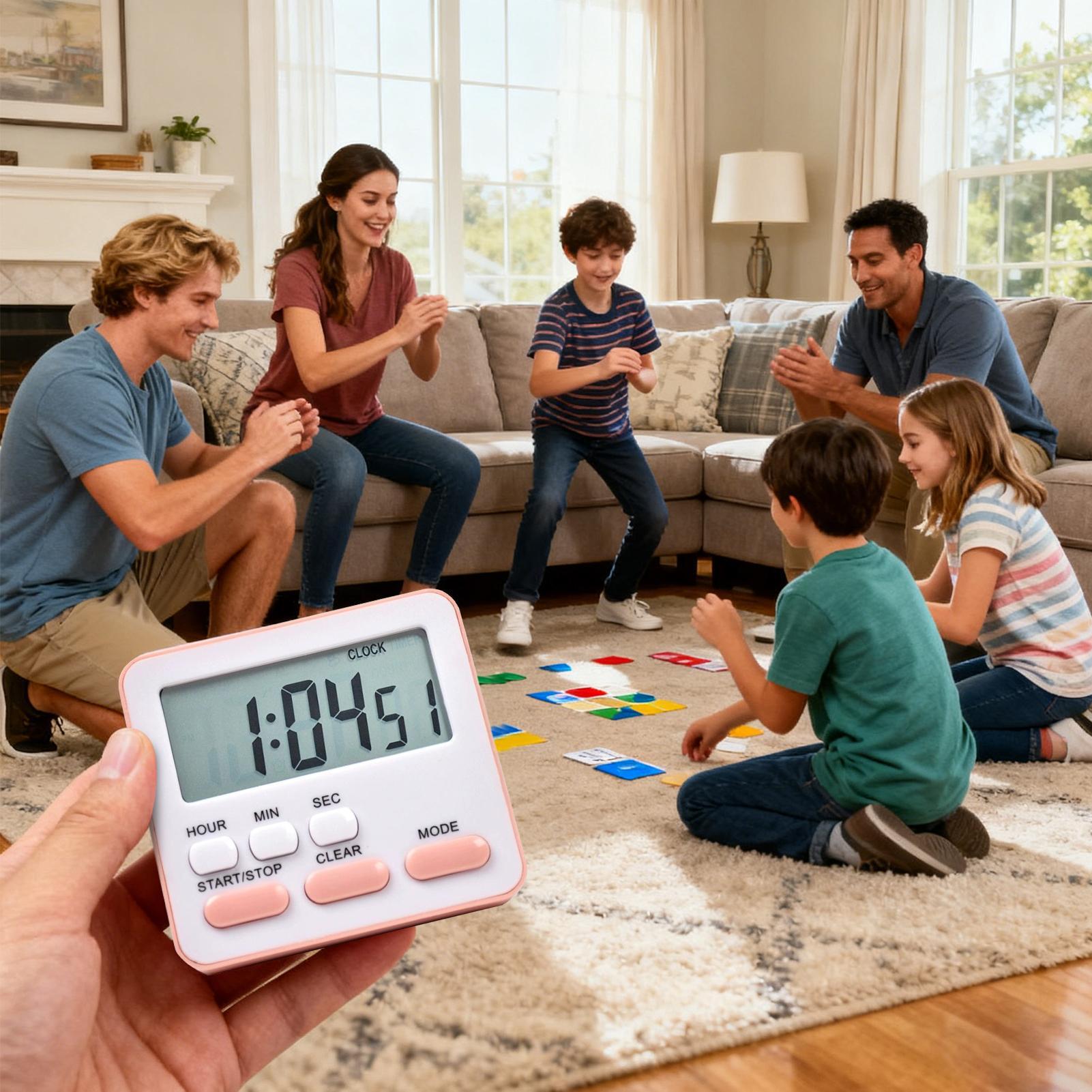 Kitchen Timer Small Digital Cl - Baking Kitchen Hourly 评论和价格