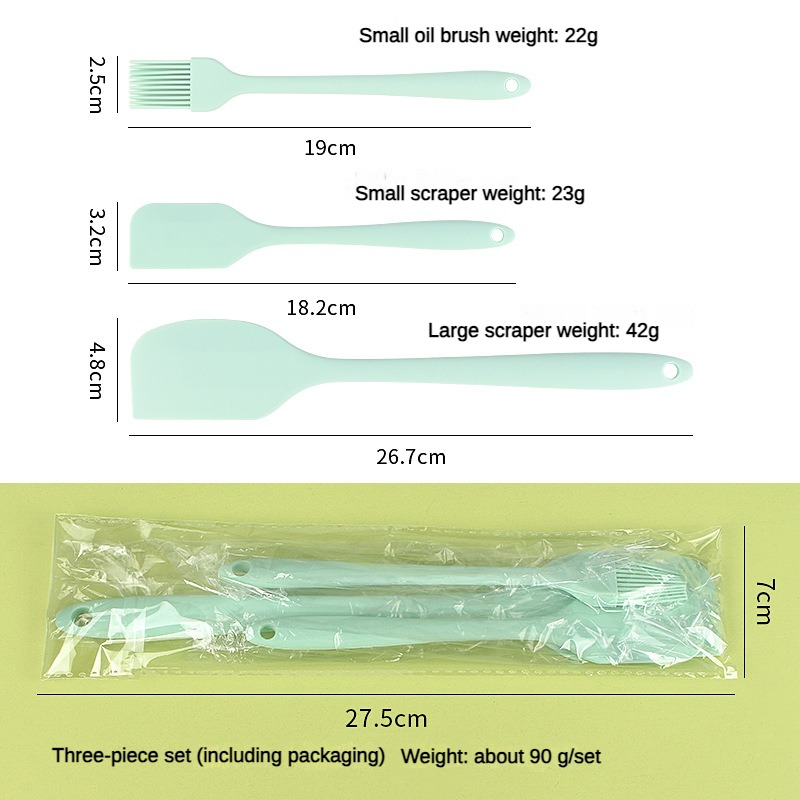 3 piece kitchen baking set all - Pastry Brush Silicone 评论和价格