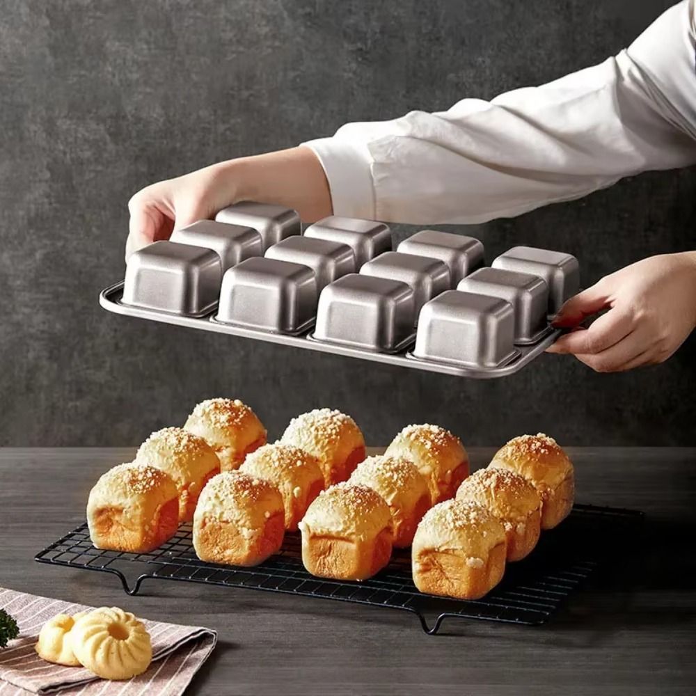 12 Cavity Square Muffin Tin Co - Muffin Tin Nonstick 评论和价格