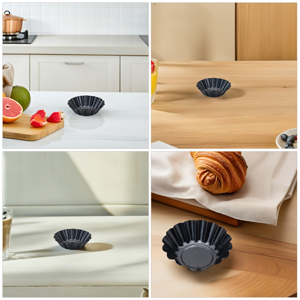 12Pcs Non Stick Chrysanthemum  - Muffin Tin Nonstick 评论和价格