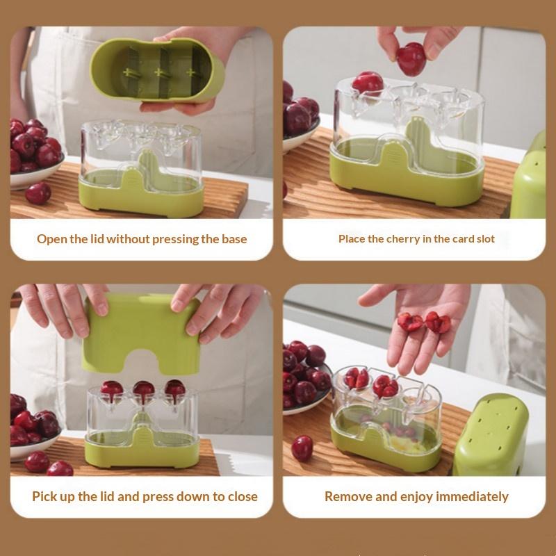 Multi Slot Cherry & Olive Pitt - Kitchen And Baking Tools 评论和价格