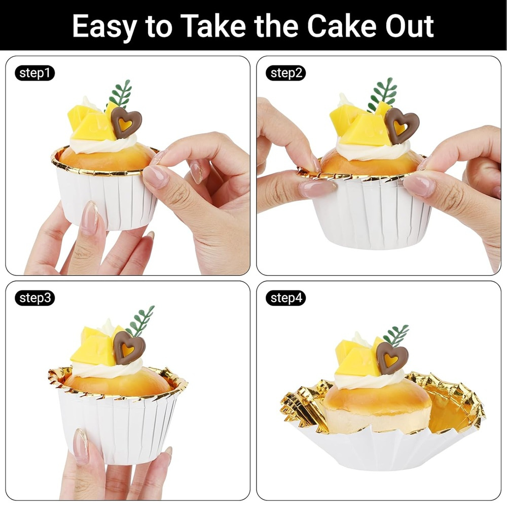 50 pcs Muffins Cup Paper Cupca - Kitchen And Baking Tools 评论和价格
