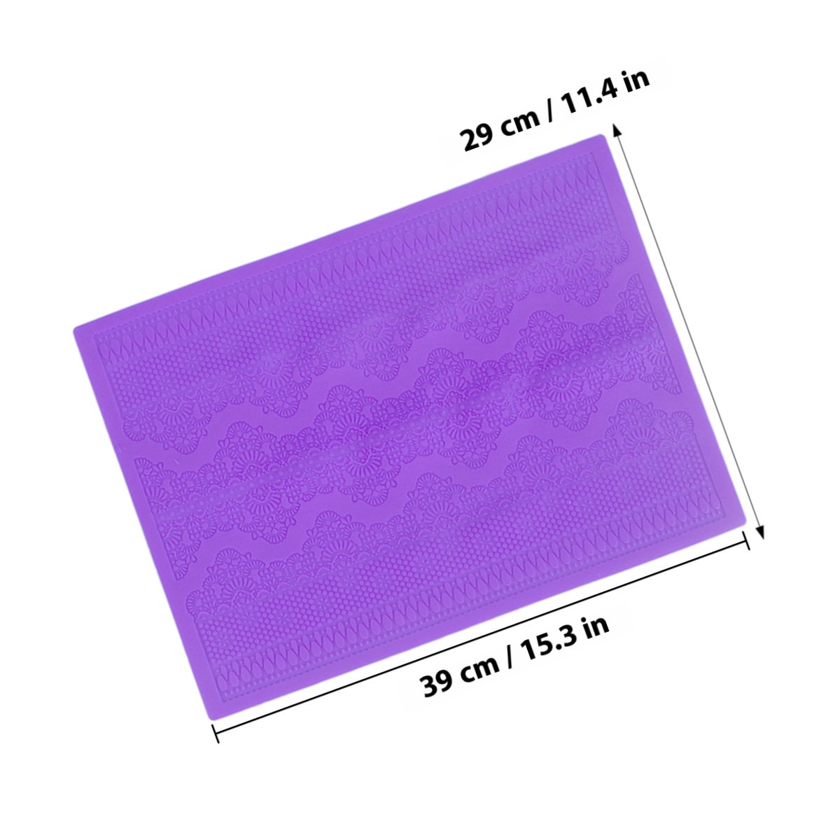1pcs Silicone Cake Lace Mat Pu - Kitchen Tools In Baking 评论和价格