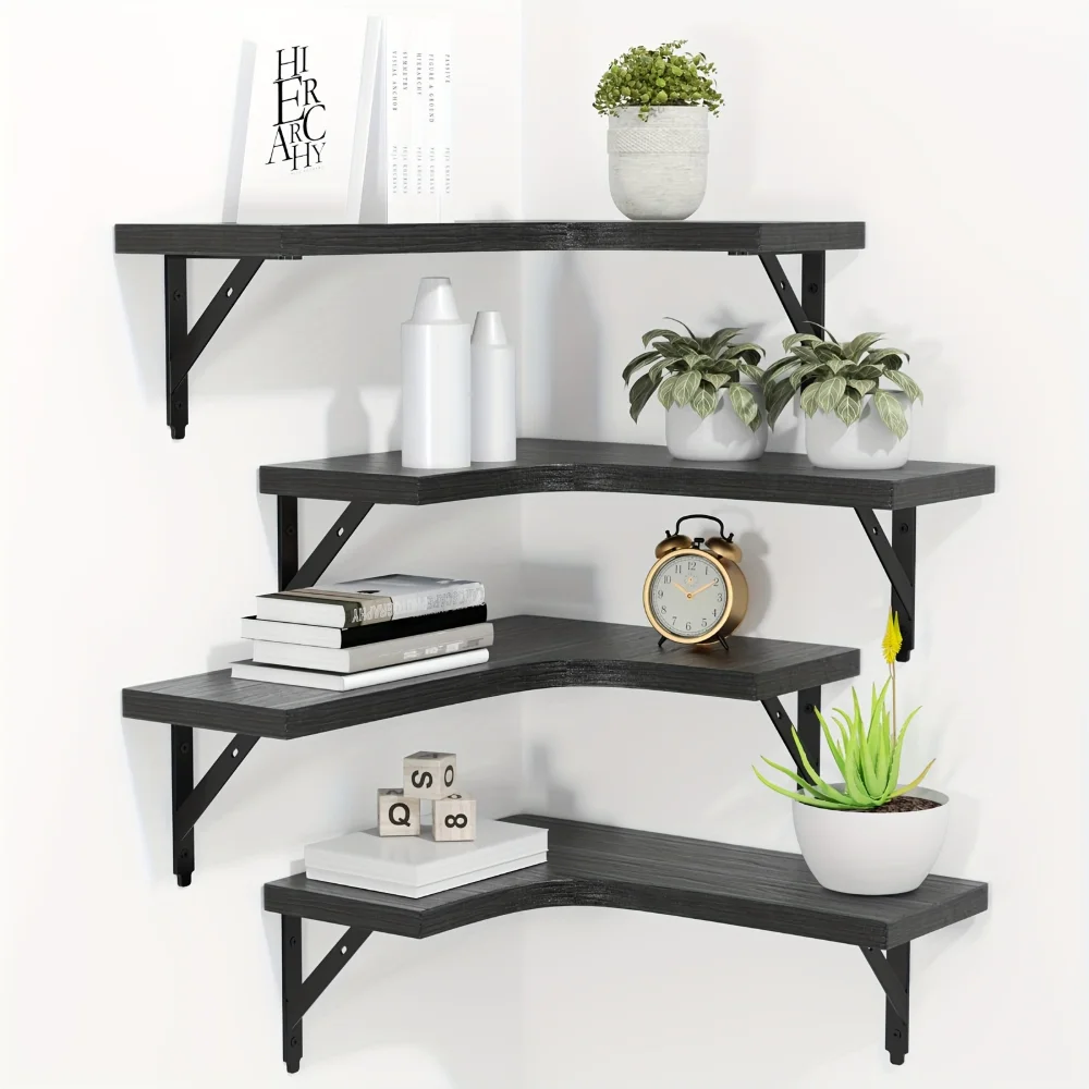 Natural Wood Grain Floating Sh - Kitchen Zo 评论和价格