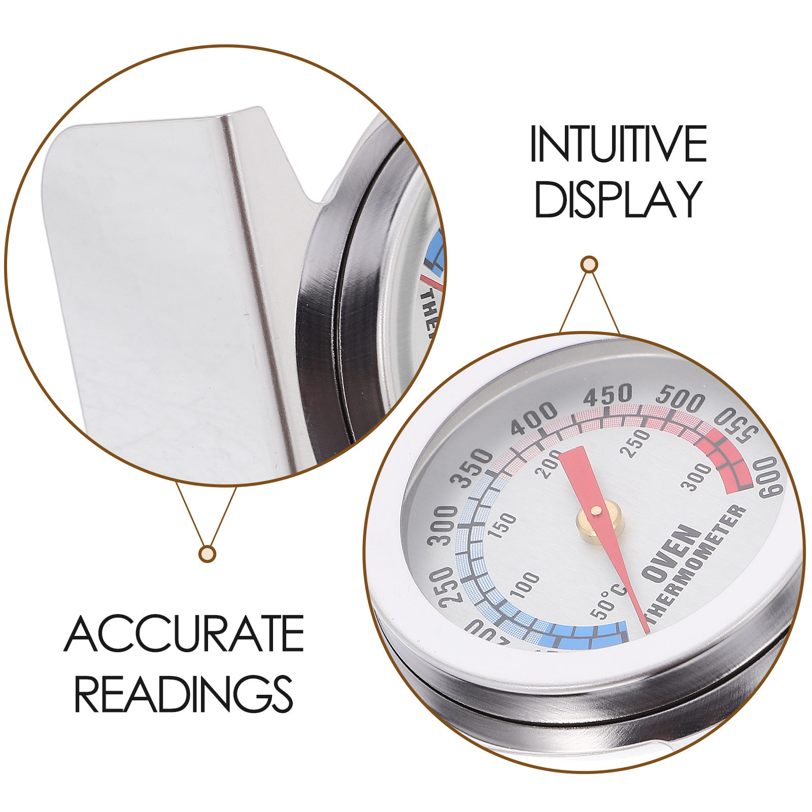 Stainless Steel Oven Thermomet - Kitchen And Baking Tools 评论和价格