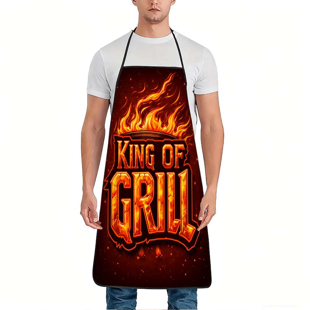 1 Piece of Bbq King Apron, Bbq - Baking Kitchen Design Ideas 评论和价格