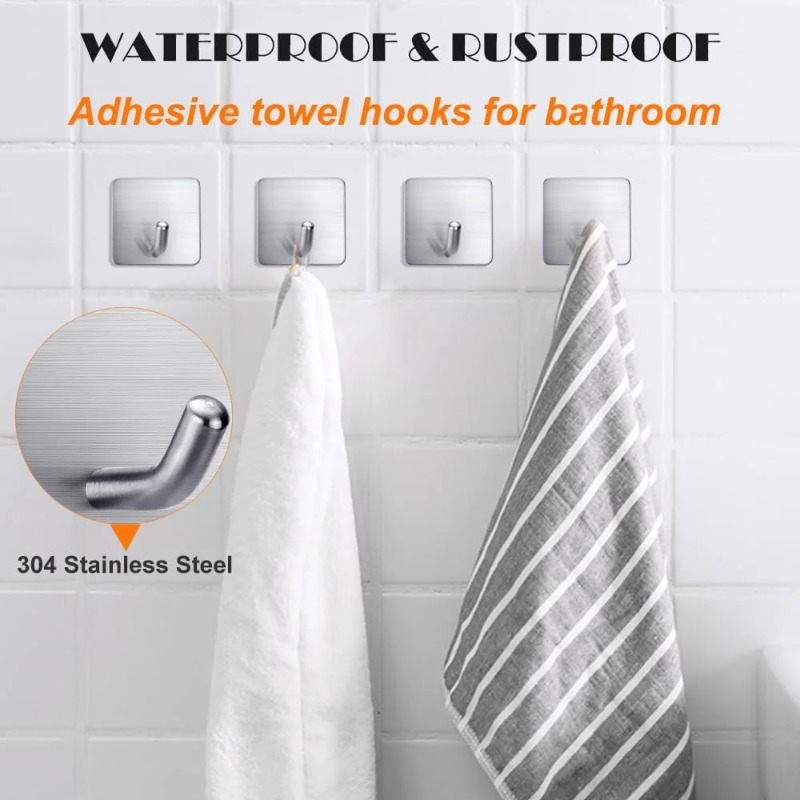 4Pcs No Drill Self Adhesive St - Kitchen Zo 评论和价格