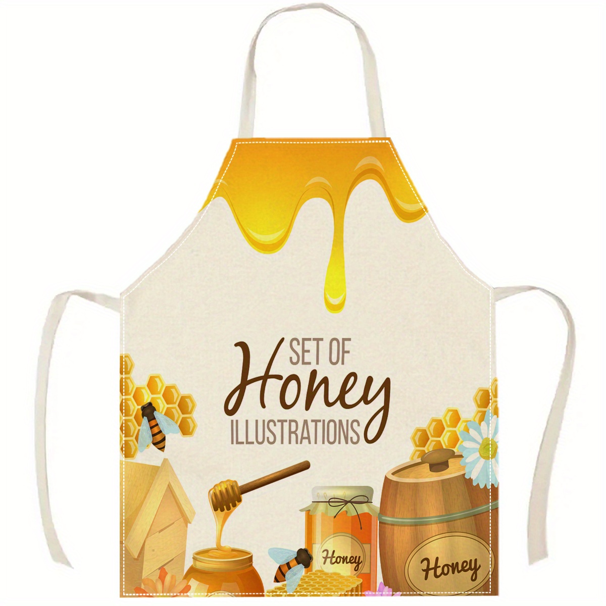 1pc Honey Bee Apron Sweet Kitc - Baking Kitchen Design Ideas 评论和价格
