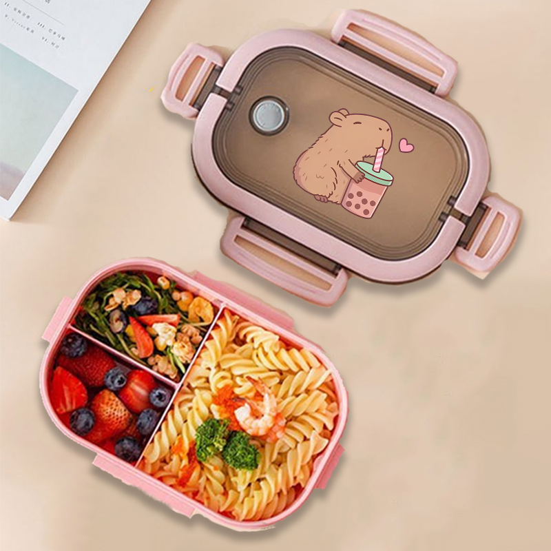 Capybara Bento Lunch Box Anime - Kitchen Baking Storage 评论和价格