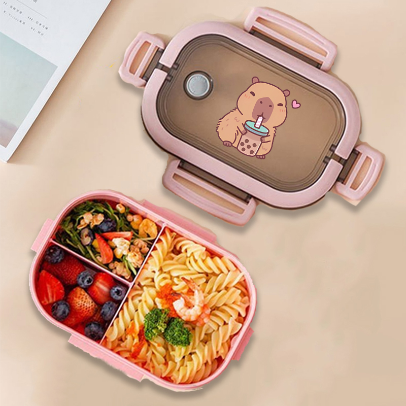 Capybara Bento Lunch Box Anime - Kitchen Baking Storage 评论和价格