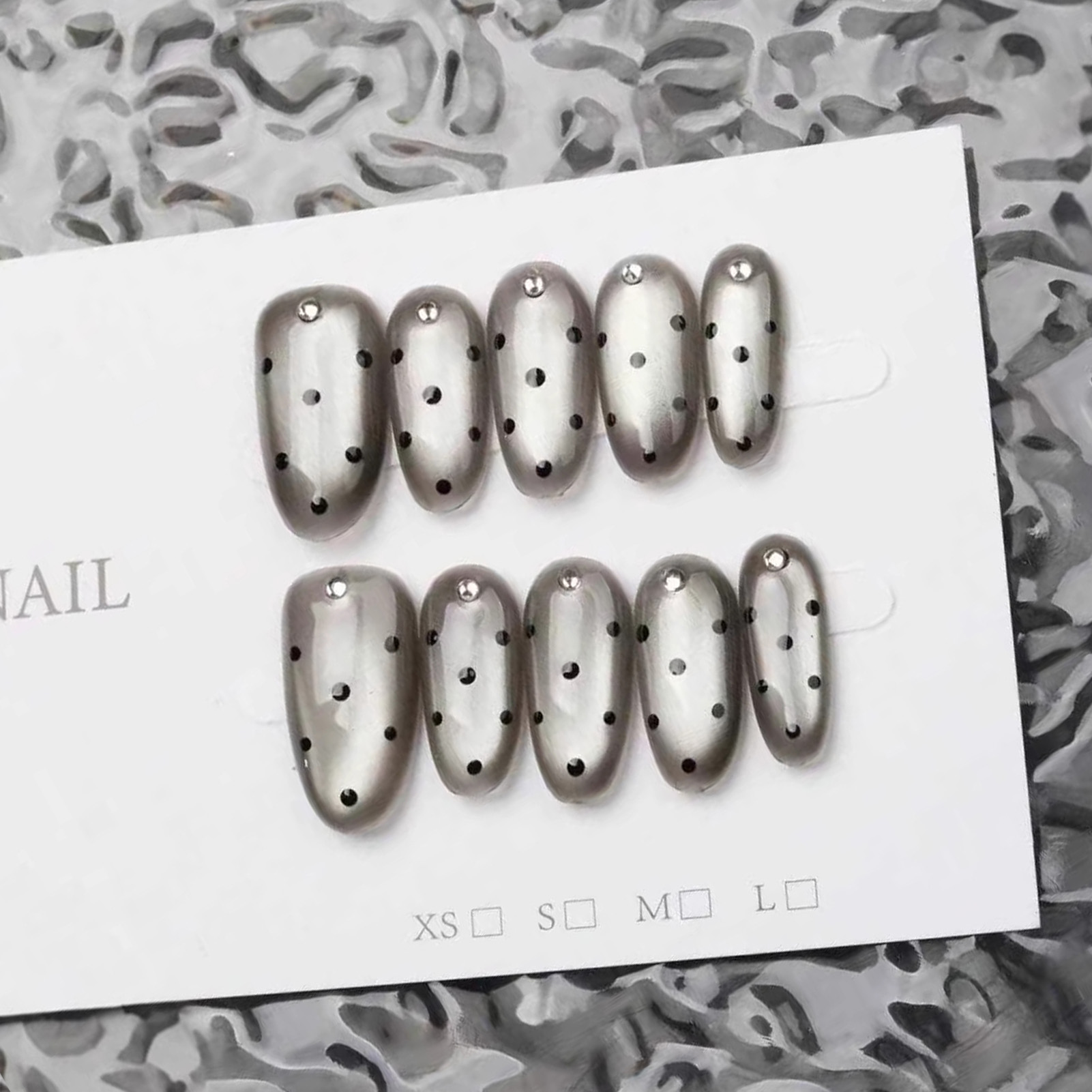 10pcs Handmade Press On Nails  - Decorating Tip Set 评论和价格