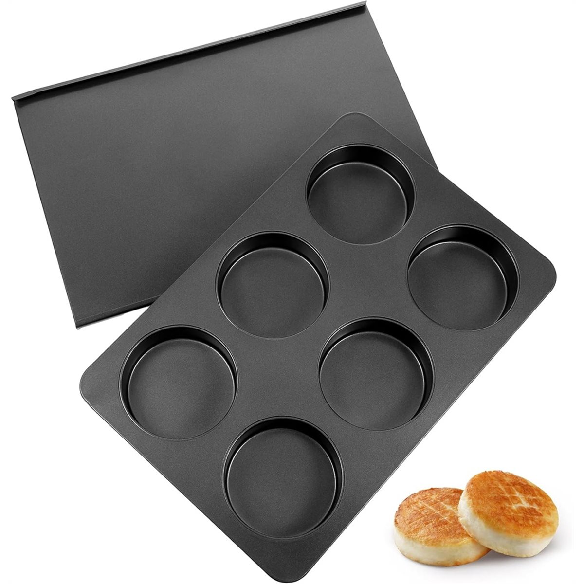 A67T NEW 6 Cup Straight Side J - Muffin Tin Nonstick 评论和价格