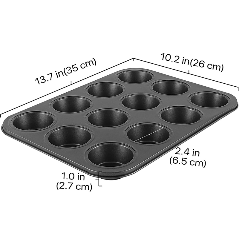 LMETJMA Muffin Tray Cupcake Ba - Muffin Tin Nonstick 评论和价格