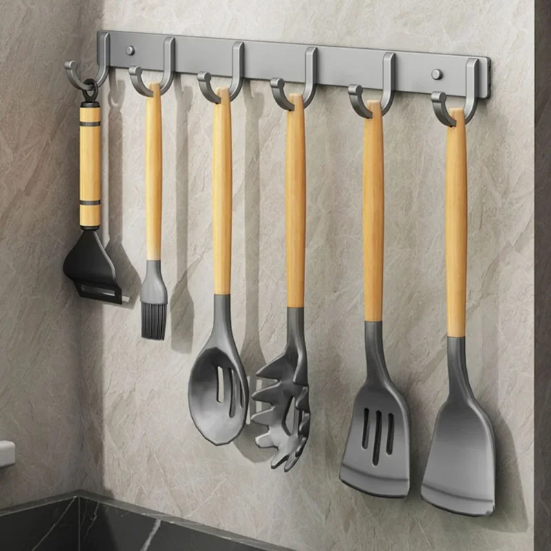 Aluminum Wall Hook Rack – No-D - Kitchen Baking Storage 评论和价格
