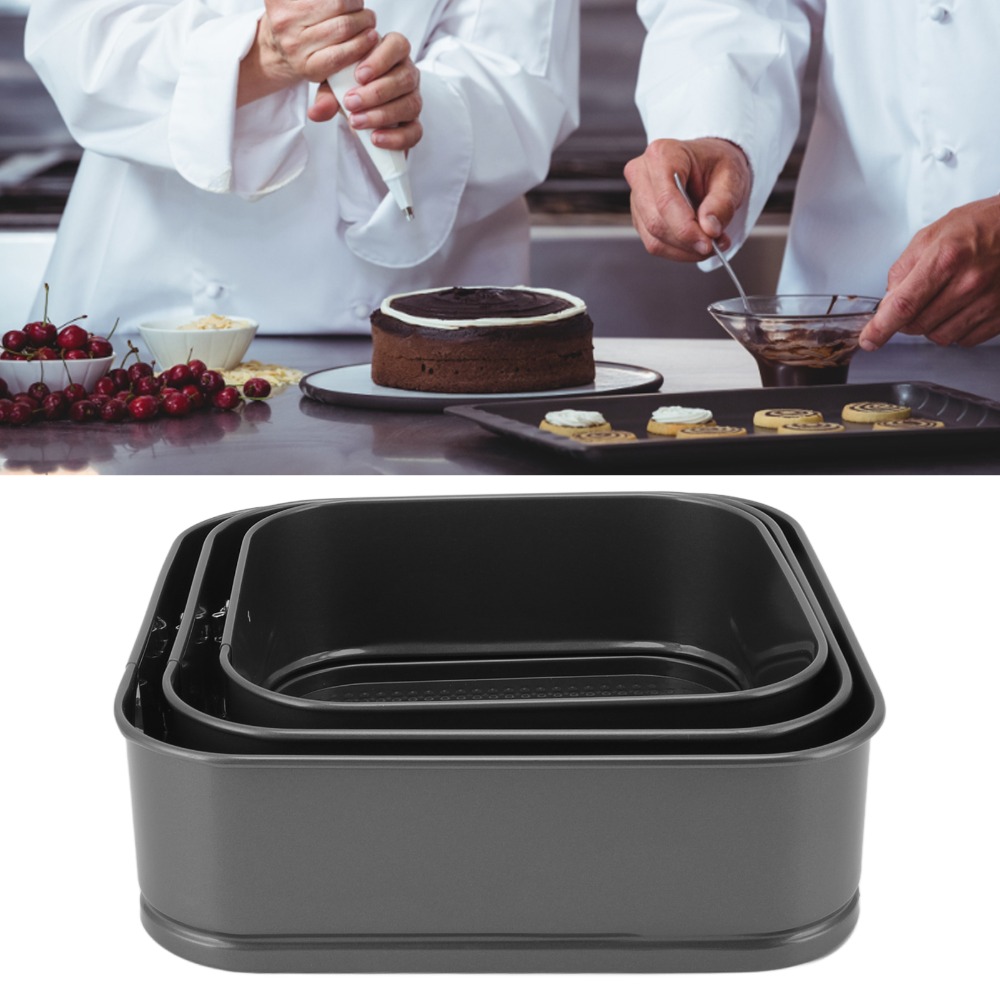 3pcs Carbon Steel Springform C - Springform Pan Set 评论和价格