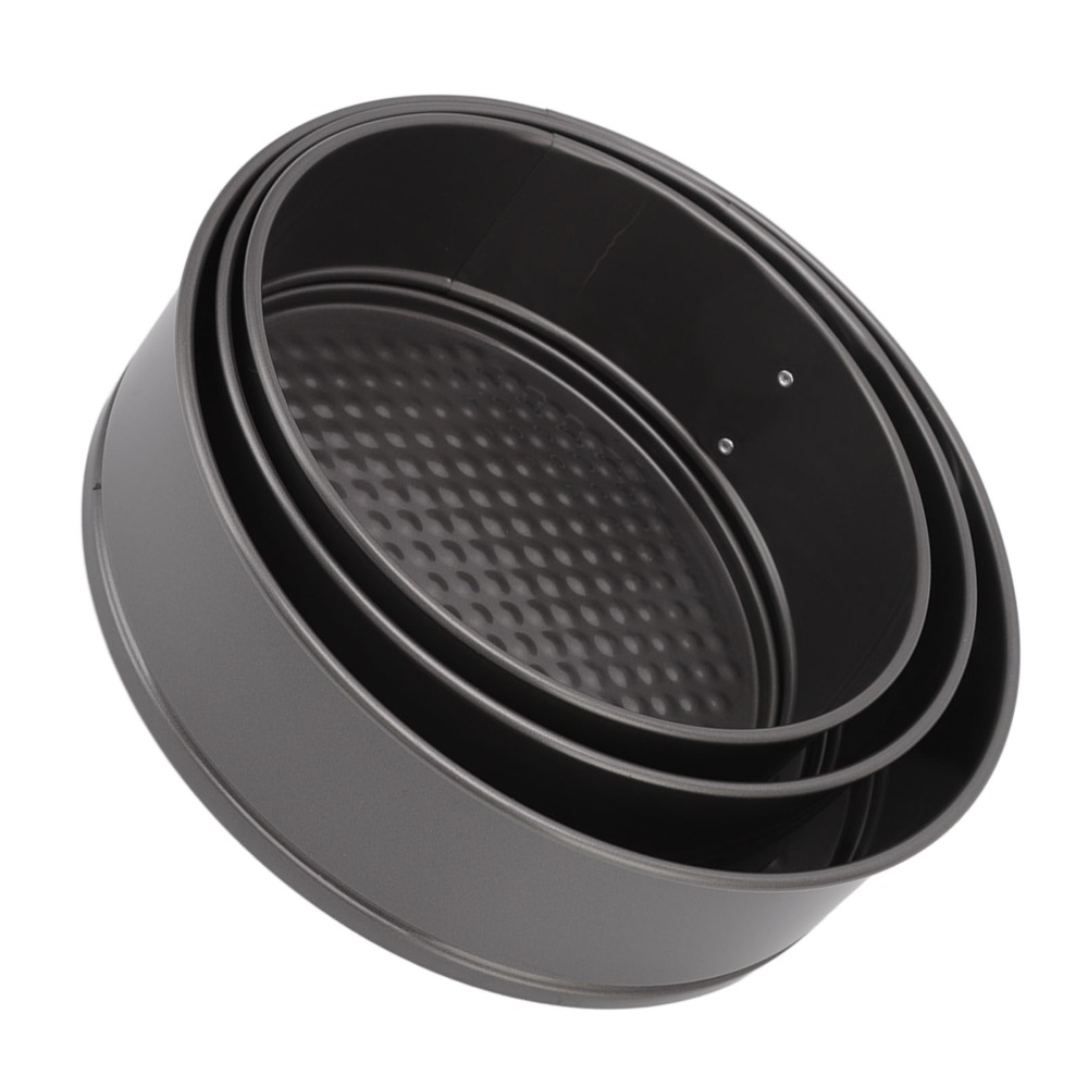 3pcs Carbon Steel Cake Pan Set - Springform Pan Set 评论和价格