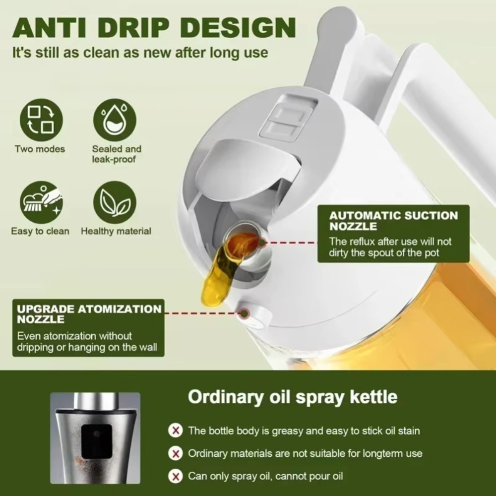 2in1 470ml Plastic Spray Oil S - Kitchen And Baking Tools 评论和价格