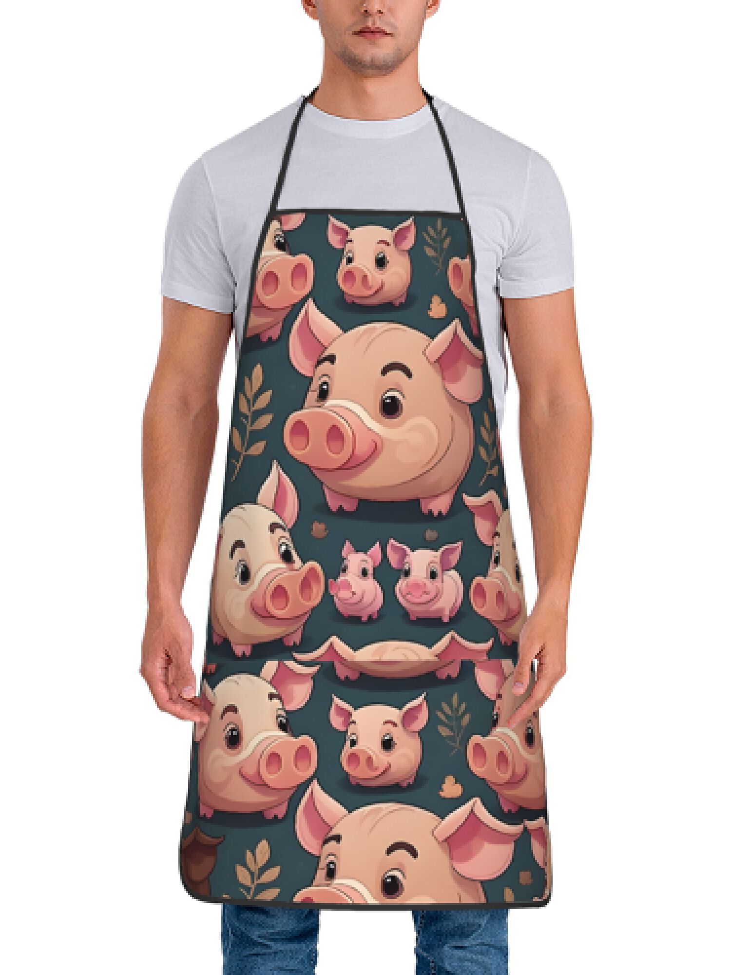 1 Piece Retro Pink Pig Design  - Baking Kitchen Design Ideas 评论和价格