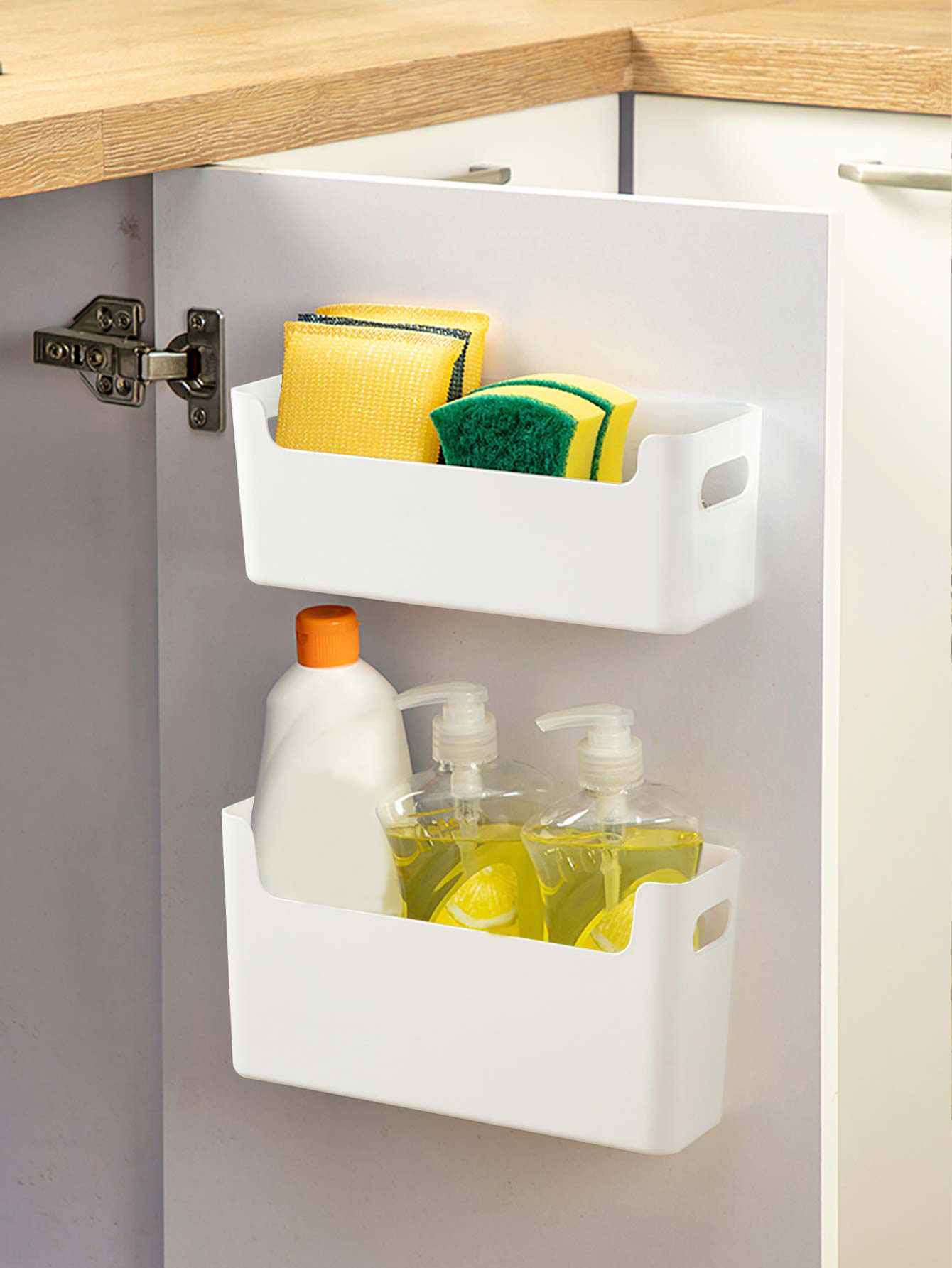 Punch Free Cabinet Door Organi - Kitchen Zo 评论和价格