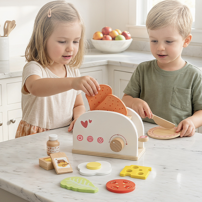 Pretend Play Wooden Kitchen Se - Kitchen And Baking Life 评论和价格
