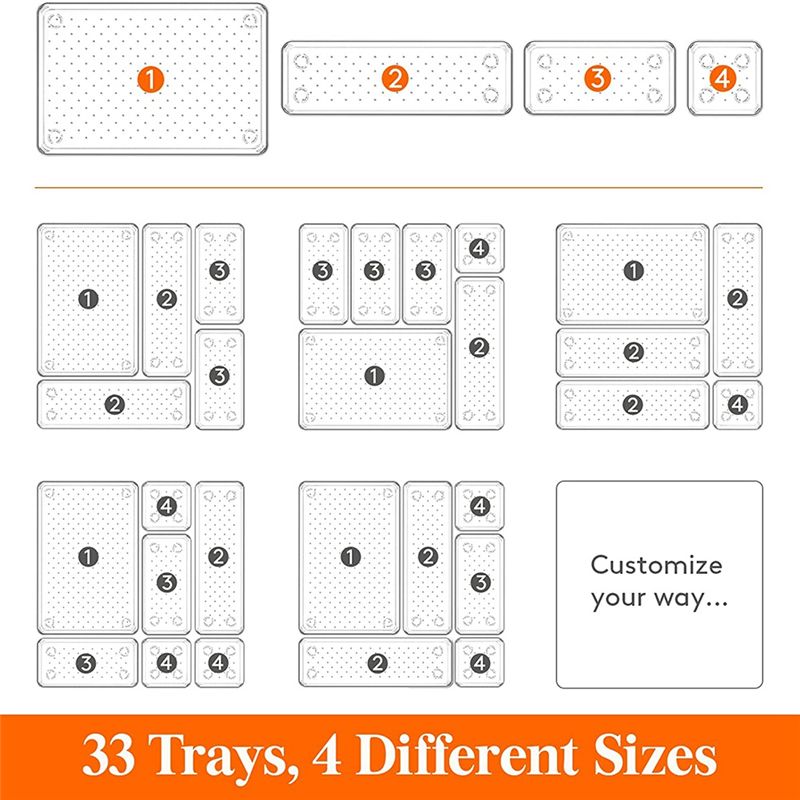 (WSFS) 33 PCS Drawer Organizer - Springform Pan Set 评论和价格