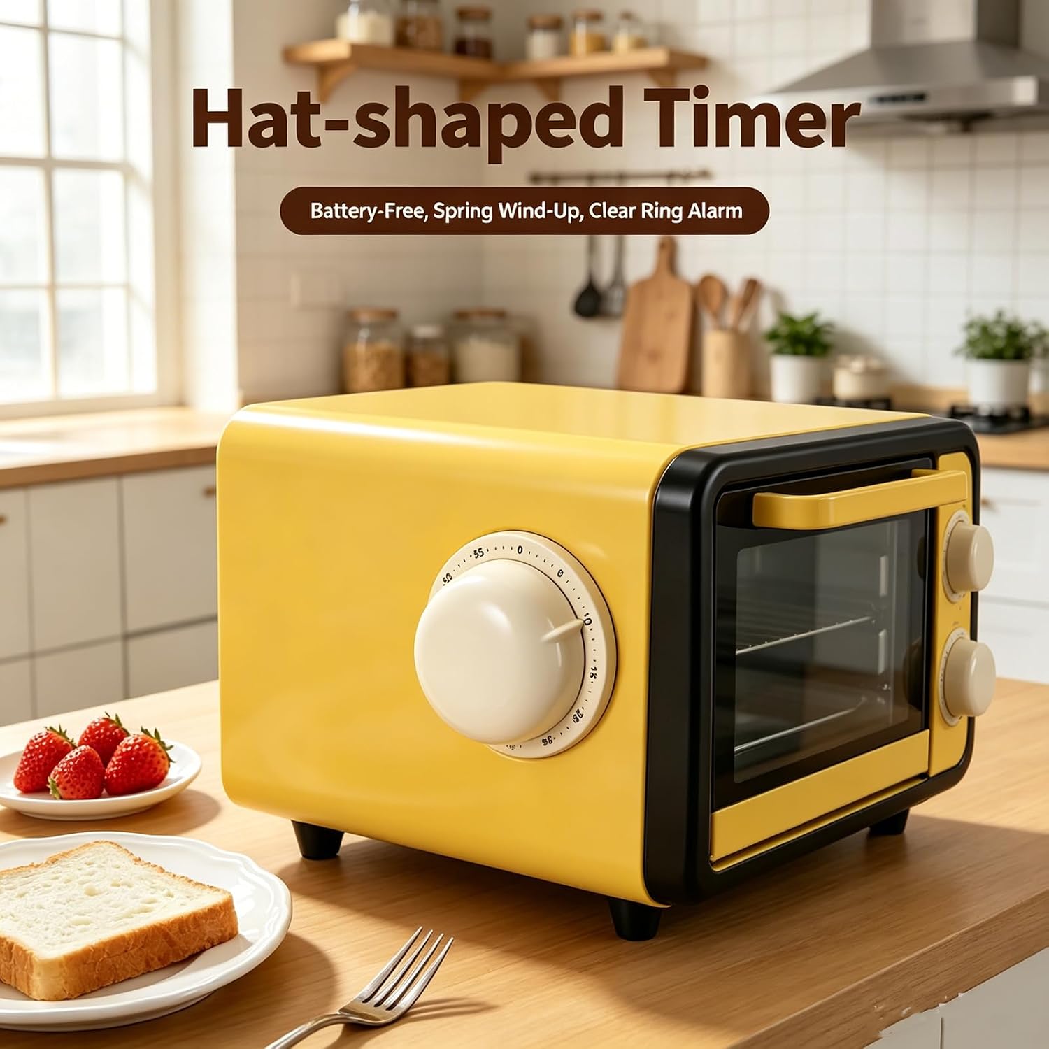 Mechanical Kitchen Timer with  - Baking Kitchen Hourly 评论和价格